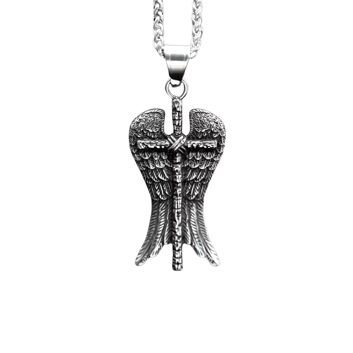 Silver Angel Cross